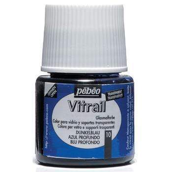 Pebeo Vitrail 050010 45ml Azul profundo PEBEO CENTROARTESANO