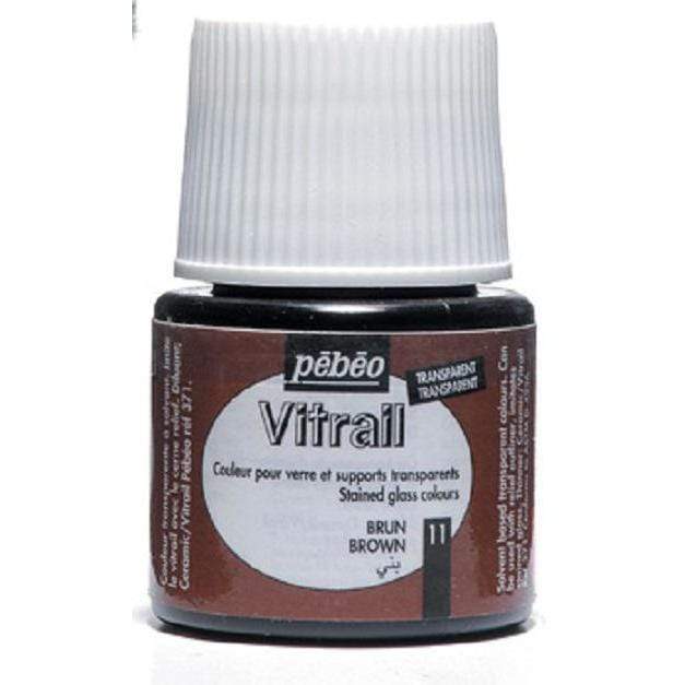 Pebeo Vitrail 050011 45ml Marr¾n PEBEO CENTROARTESANO