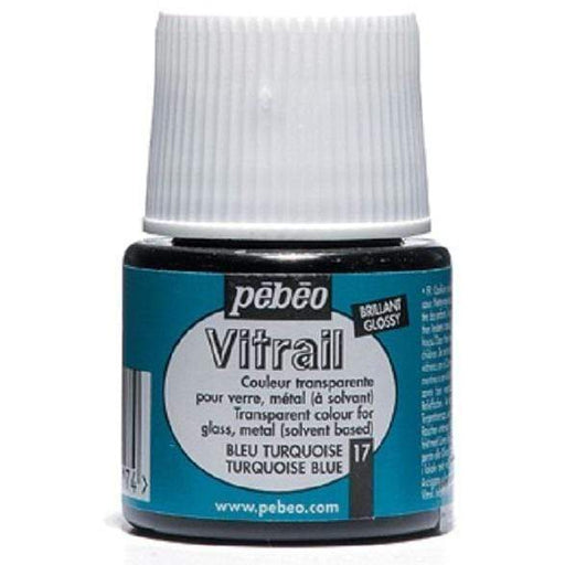 Pebeo Vitrail 050017 45ml Azul turquesa PEBEO CENTROARTESANO