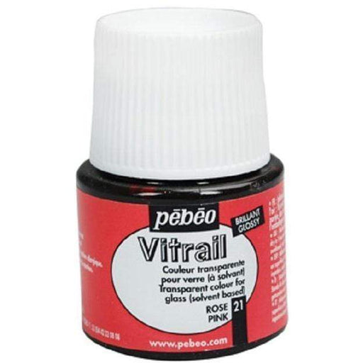 Pebeo Vitrail 050021 45ml Rose PEBEO CENTROARTESANO