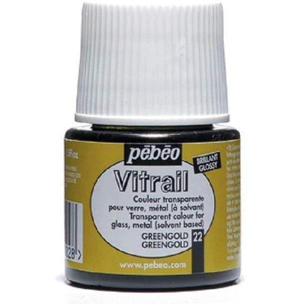 Pebeo Vitrail 050022 45ml Greengold PEBEO CENTROARTESANO