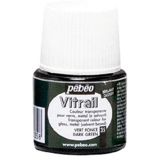 Pebeo Vitrail 050035 45ml Verde oscuro PEBEO CENTROARTESANO