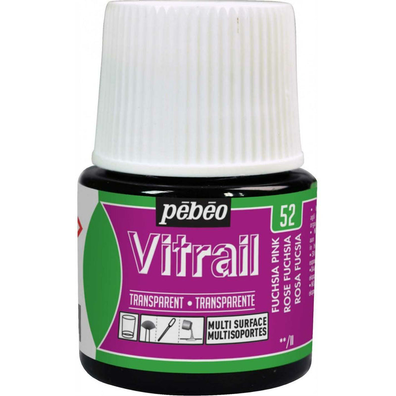 Pebeo Vitrail 050052 FL45ml Rosa fucsia PEBEO CENTROARTESANO