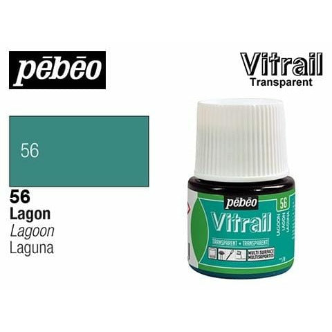 Pebeo Vitrail 050056 FL45ml Laguna PEBEO CENTROARTESANO