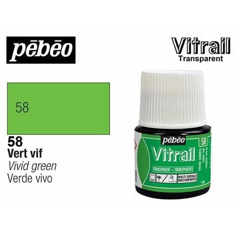 Pebeo Vitrail 050058 FL45ml Verde vivo PEBEO CENTROARTESANO