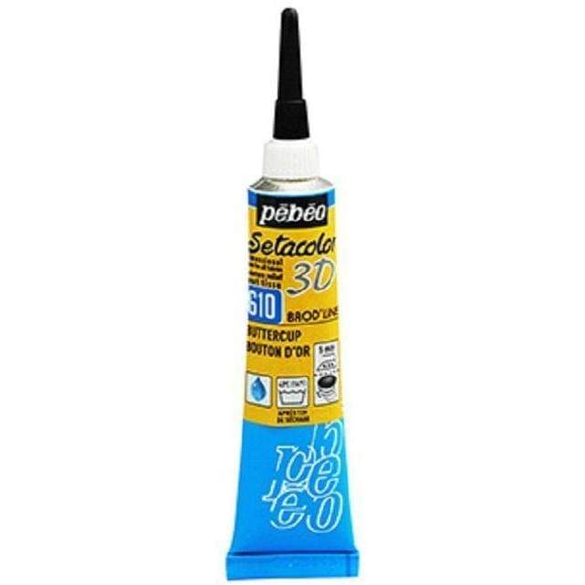 Setacolor 3D brod'line 20ml 610 boton oro PEBEO CENTROARTESANO