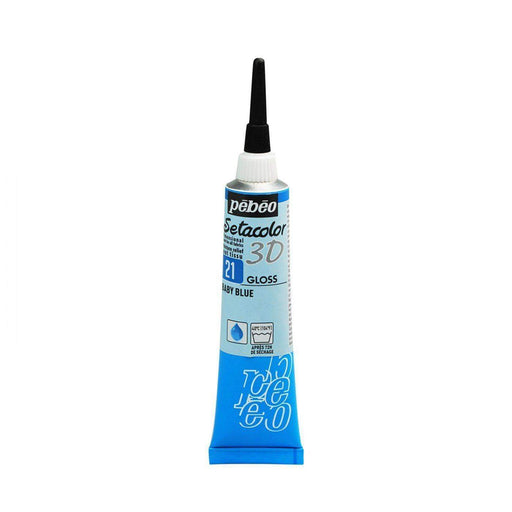 Setacolor 3D gloss 20ml 21 azul bebe PEBEO CENTROARTESANO