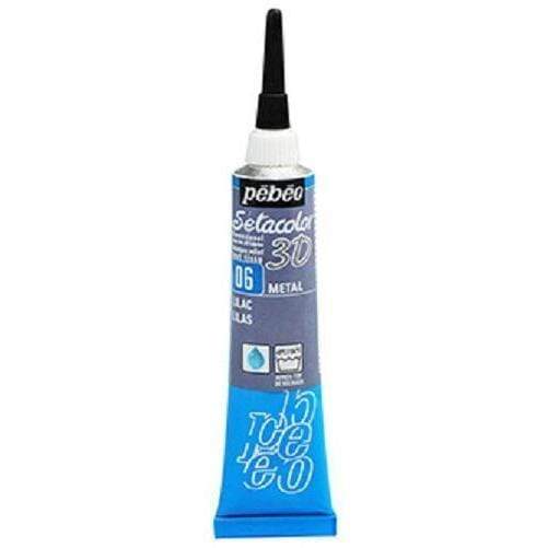 Setacolor 3D metal 20ml 06 lila PEBEO CENTROARTESANO
