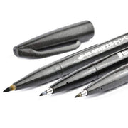 Pentel estuche rotulador fibra punta pincel flexible 3ud XSES153 PENTEL CENTROARTESANO