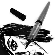 Pentel pincel tinta pigmentada base agua 101 recargable negro XGFP101X PENTEL CENTROARTESANO
