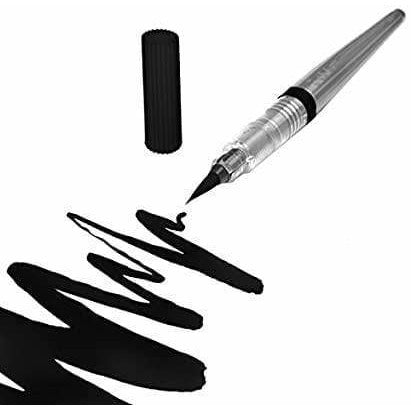 Pentel pincel tinta pigmentada base agua 101 recargable negro XGFP101X PENTEL CENTROARTESANO