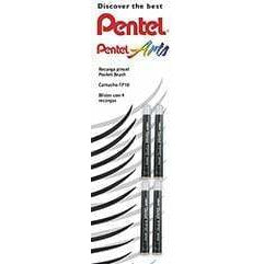 Pentel recambio Rotulador Pocket Brush 4 cartuchos BLFP104 PENTEL CENTROARTESANO