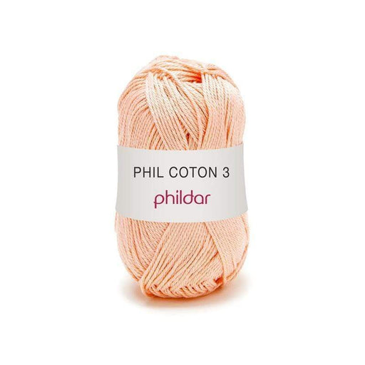 Phildar ovillo hilo algodon 50gr 3" 1030062 poudre PHILDAR CENTROARTESANO