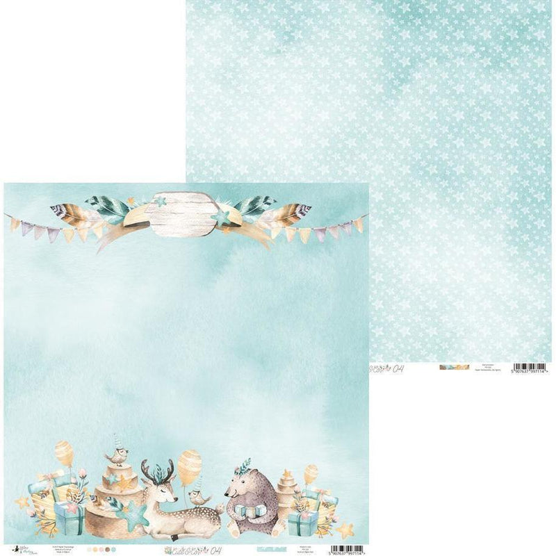 Papel scrap piatek P13-222 Cute & Co 04 PIA CENTROARTESANO