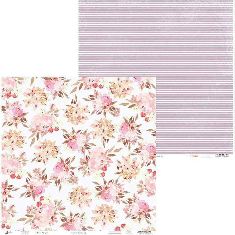 Pack paper piatek 15x15 24hp 13-253 love in bloom PIATEK TRYNASTEGO CENTROARTESANO