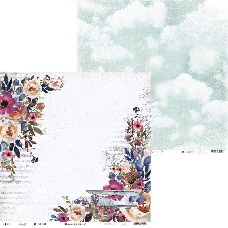 Pack paper piatek 30x30 12H P13-381 when  we first met PIATEK TRYNASTEGO CENTROARTESANO