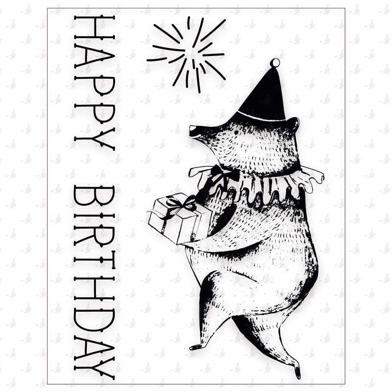 sellos silicona piatek P13-469 happy birthday 01 4pcs PIATEK TRYNASTEGO CENTROARTESANO