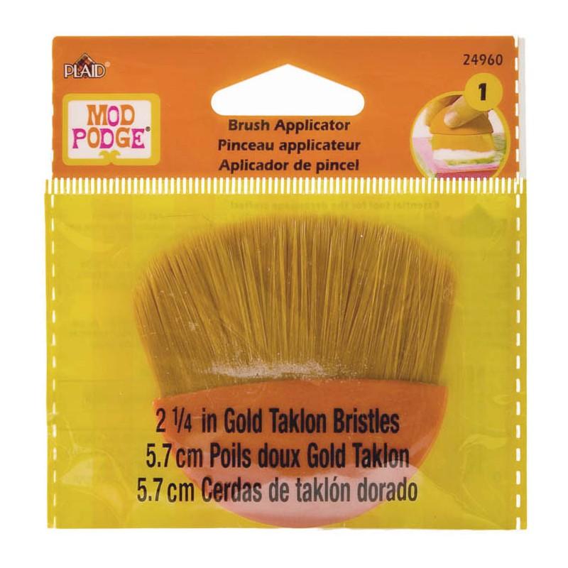 Mod Podge pincel taklon dorado de mano 5.7cm 24960 PLAID CENTROARTESANO