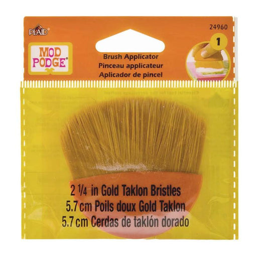 Mod Podge pincel taklon dorado de mano 5.7cm 24960 PLAID CENTROARTESANO