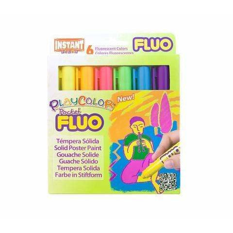 tempera solide playcolor fluo 6und