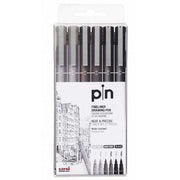 Uni estuche pin 200 rotulador calibrado punta fina grises POSCA CENTROARTESANO