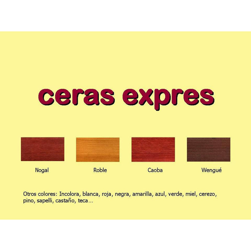 Cera enriquecida Express 125ml Roble PRODUCTOS EXPRESS CENTROARTESANO