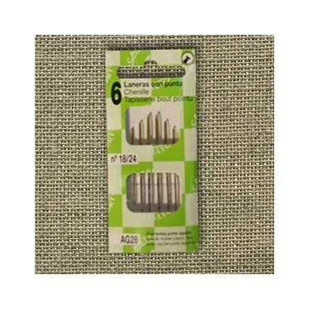 Agujas laneras con punta nº18/24