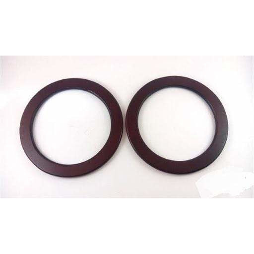 Asas para bolsos redondas 1 par redondas marron oscuro PRYM CENTROARTESANO