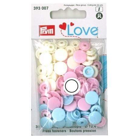 Prym Love Snaps boton de presion 12.4mm 393007 colores pastel PRYM CENTROARTESANO