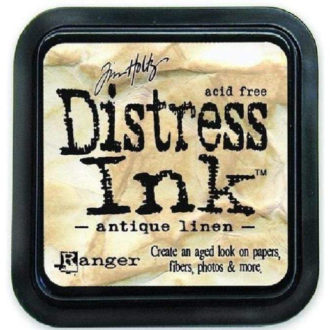 Tinta Distress Ink antique linen 19497 RANGER CENTROARTESANO