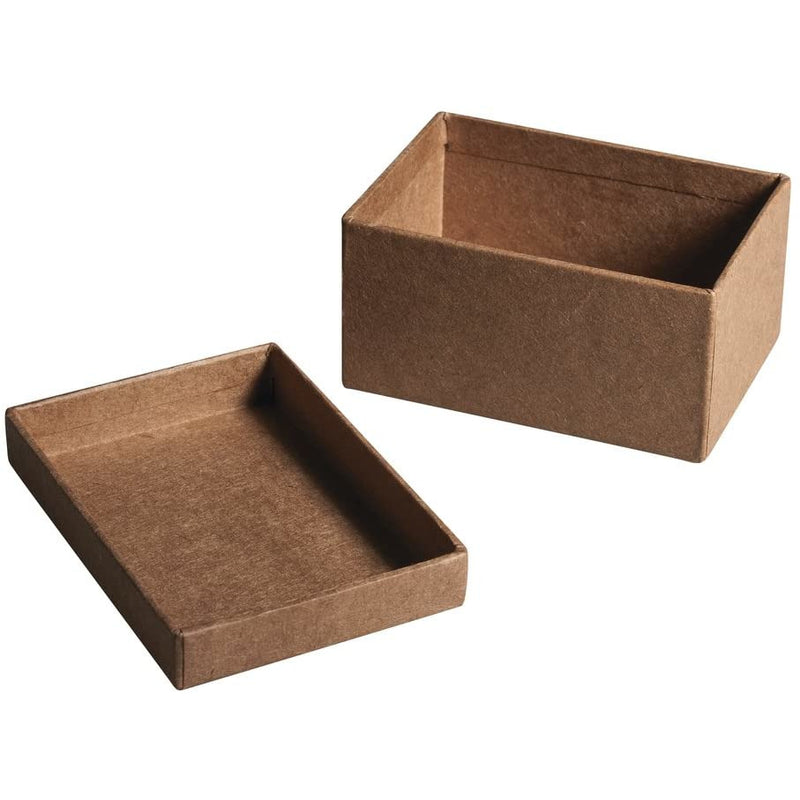 4 Cajas en forma de rectangular papel mache 7x5x3,5cm  67158000 RAYHER CENTROARTESANO