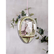 Adornos de madera 3D para huevos de metacrilato de 10cm RAYHER CENTROARTESANO