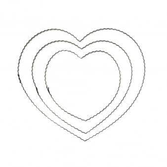 Aros metalico con forma de corazon 20cm 2508400 RAYHER CENTROARTESANO
