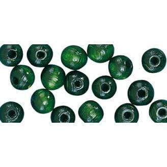 Bolas alemanas de madera 10mm 1250329 verde oscuro RAYHER CENTROARTESANO