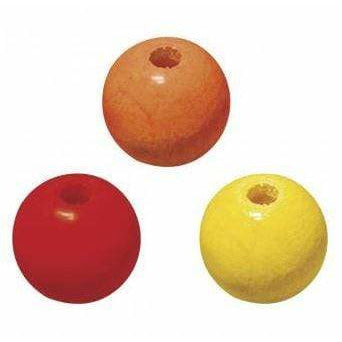 Bolas Alemanas de madera 6mm 12557000 amarillas, roja, naranja variadas RAYHER CENTROARTESANO