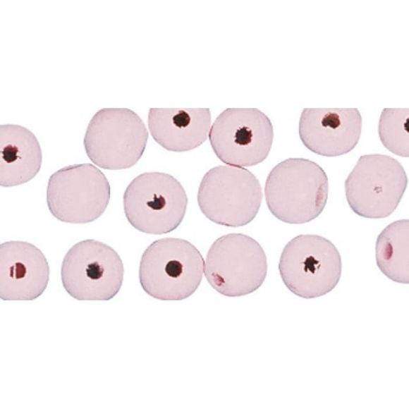 Bolas Alemanas de madera rosa palido 8mm RAYHER CENTROARTESANO