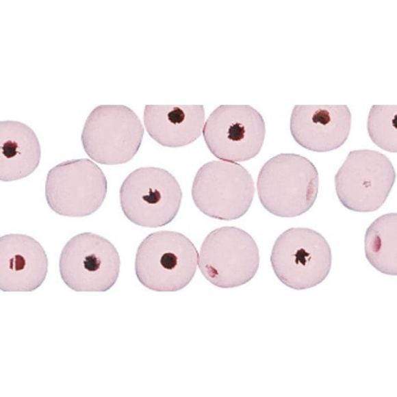 Bolas Alemanas de madera rosa palido 8mm RAYHER CENTROARTESANO