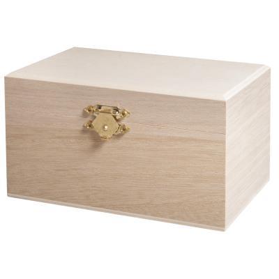 Caja de madera con broche ancho 14 alto 7 fondo 8cm 62686000 RAYHER CENTROARTESANO