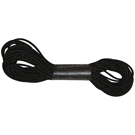 Cordon goma para bisuteria 1mmx3m ud negro RAYHER CENTROARTESANO