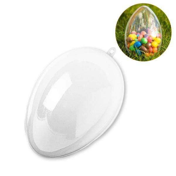 Huevo transparente de plástico de10cm que se abre RAYHER CENTROARTESANO