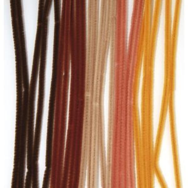 Limpiapipas chenilla 30cm marrones RAYHER CENTROARTESANO