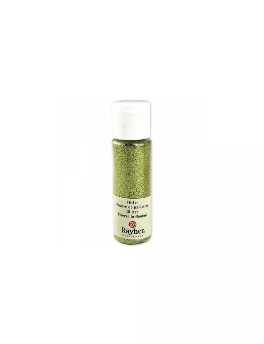 Micro purpurina glitter extra fino verde claro  Rahyer 39420414 RAYHER CENTROARTESANO