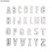 Molde de alfabeto ABC de silicona de 5cm de alto RAYHER CENTROARTESANO