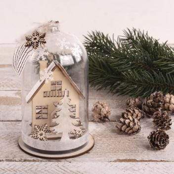 Piezas de madera para casas de navidad RAYHER CENTROARTESANO