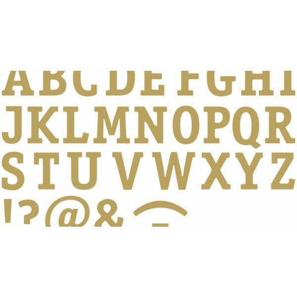 Rayher adhesivos alfabeto oro 30085616 RAYHER CENTROARTESANO