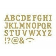 Rayher adhesivos alfabeto oro 30085616 RAYHER CENTROARTESANO