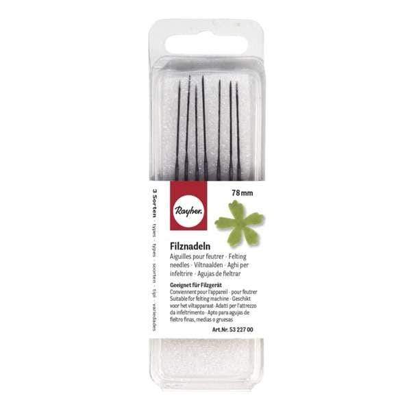 Rayher agujas fieltro 7 ud 78mm RAYHER CENTROARTESANO