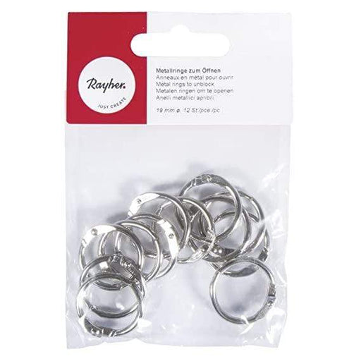 Rayher anillas metal 14mm 12und 2520000 RAYHER CENTROARTESANO