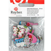 Rayher botones decorativos de patchwork 56432000 12unidades RAYHER CENTROARTESANO