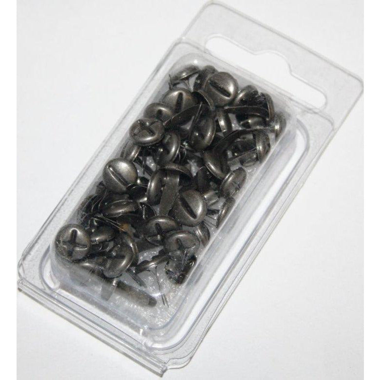 Rayher brads redondo 8mm 50ud 7835942 plata vieja tornillo RAYHER CENTROARTESANO